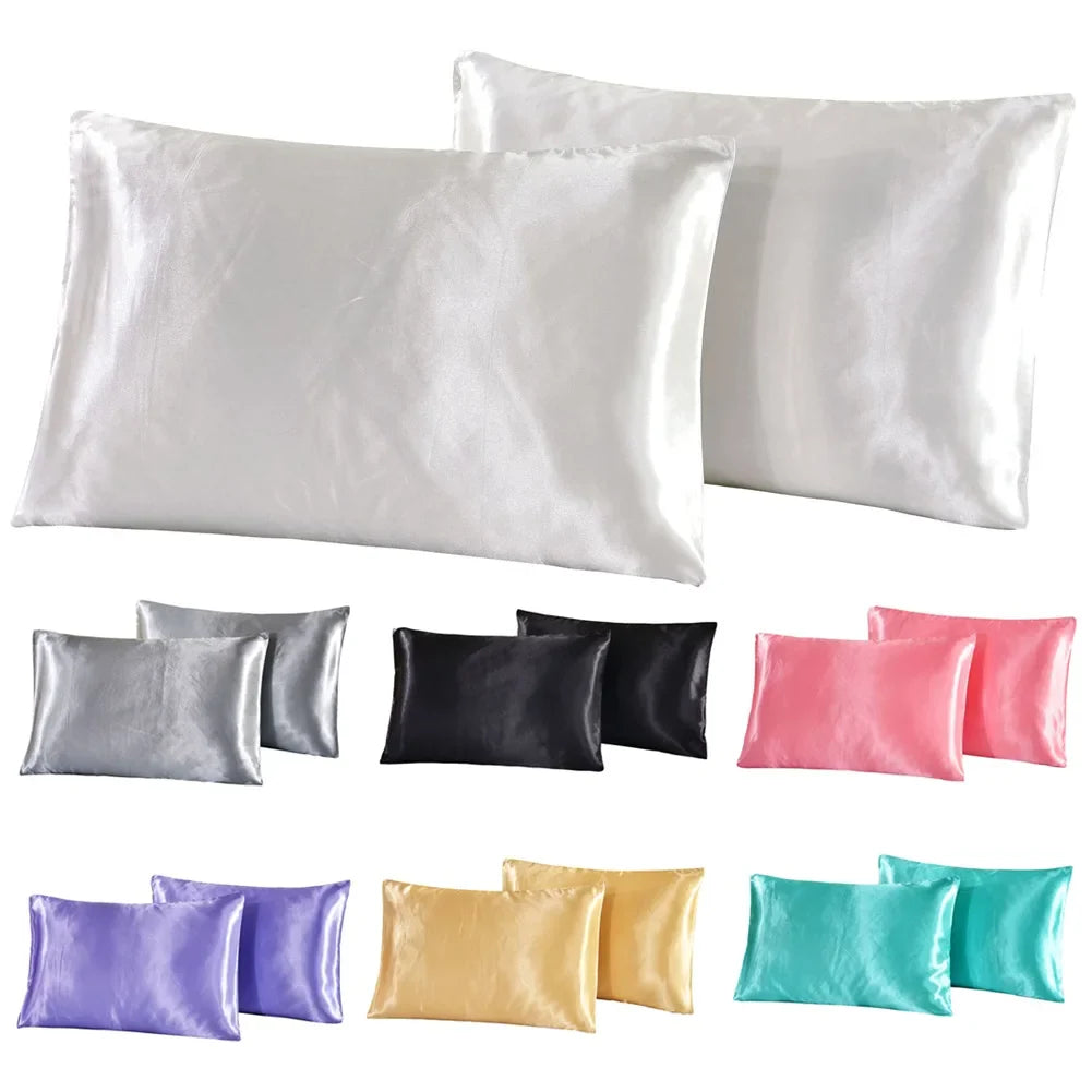 N. Richie Queen Satin Silk Pillowcase