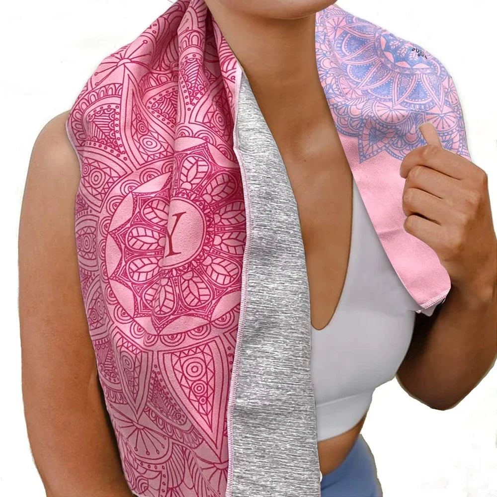 Small 💯 Organic Cotton Yoga Towel