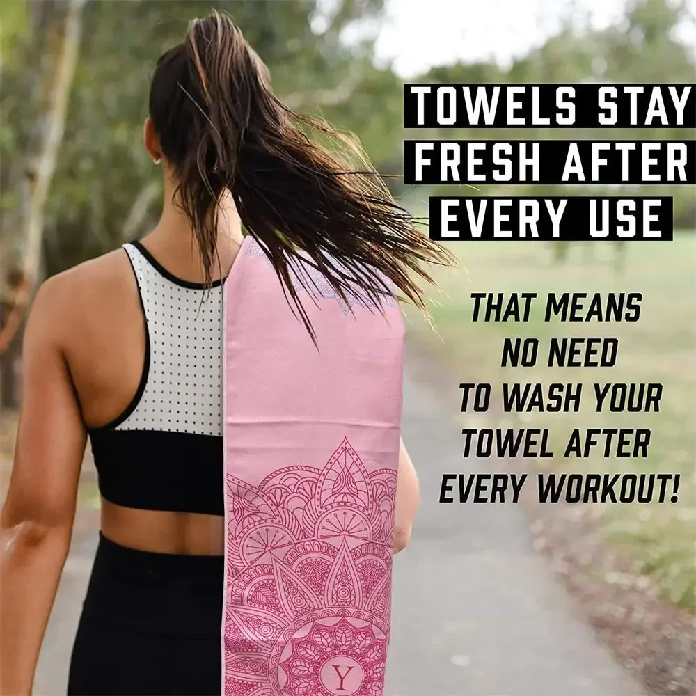 Small 💯 Organic Cotton Yoga Towel