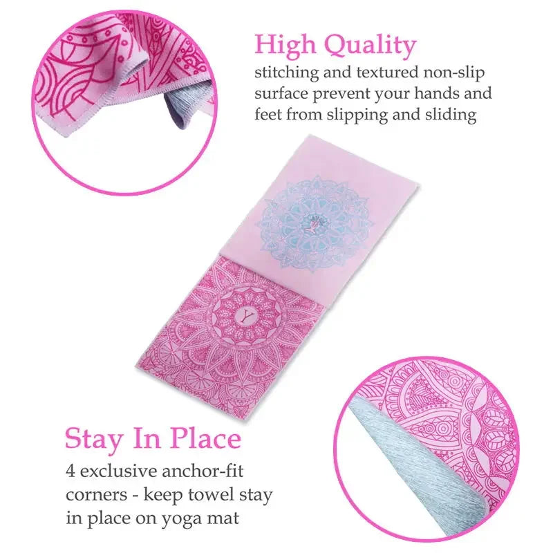 Small 💯 Organic Cotton Yoga Towel