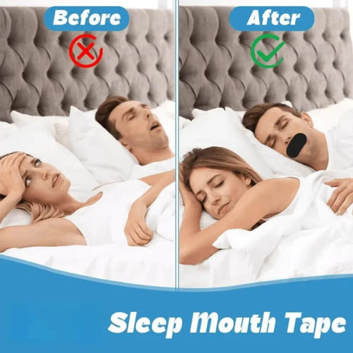 50pcs Black Mouth Tape for Snoring | Anti-Snore Sleep Aid