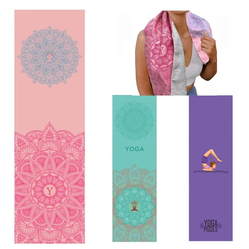 Small 💯 Organic Cotton Yoga Towel